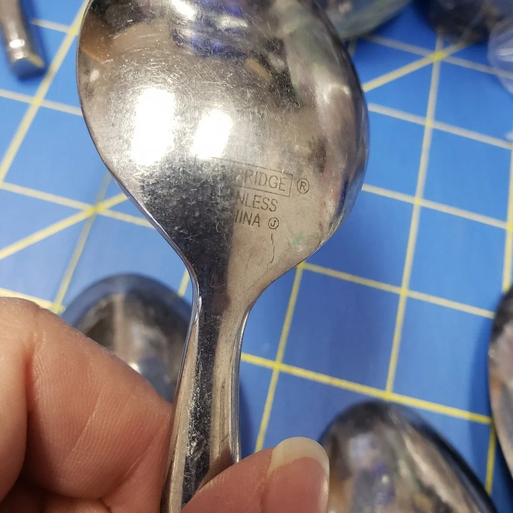 Cambridge Mat & Glossy Tip Stainless 3 Tablespoons 7.75